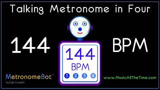 metronome 144 bpm