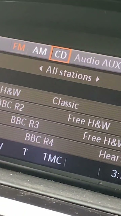 BMW e60 5 series aux not working/registering?