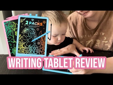 Drawing Tablet Review | 2pack Lcd Writing Tablet for Kids, Colorful Toddler Doodle Board