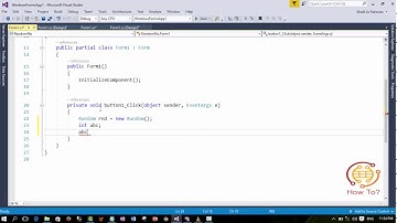 How to generate a random numbers in csharp