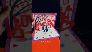 DIY 3D “I love you” card | easy paper craft | Gift idea