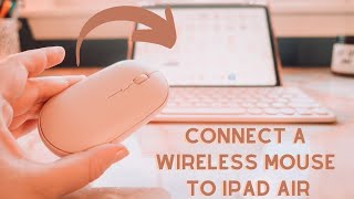 ... in my recent video (my ipad air 4 accessories) i had trouble
connecting new wireless mouse to 4. so...