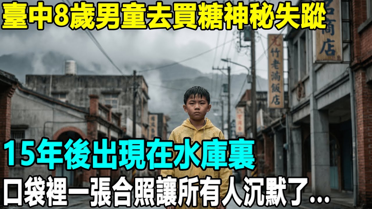 台中8歲男童出門買糖後神秘失蹤，15年後在百公里外的深山水庫浮出水面，口袋裡的一張合照讓所有搜救人員