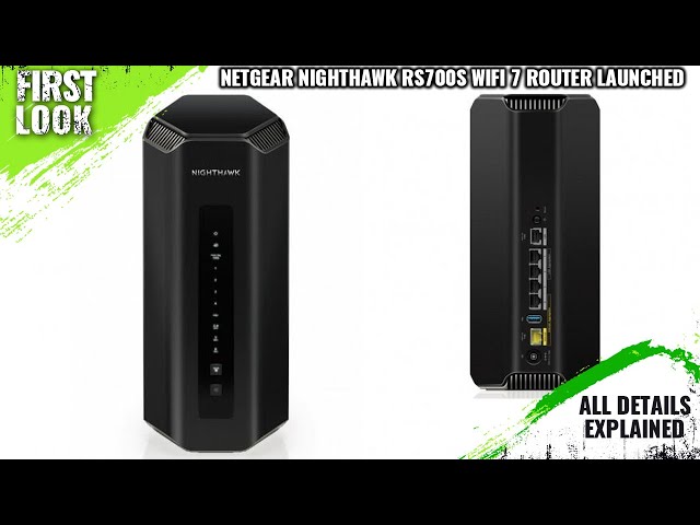 Netgear Nighthawk Tri Band Wi-Fi 7 (RS700S) - Modem & router