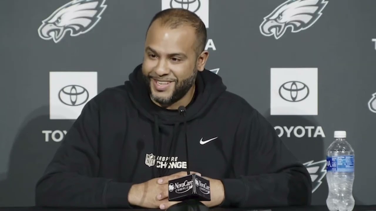 PHILADELPHIA EAGLES SEAN DESAI BREAKS DOWN DEFENSIVE PHILOSPHY  IN INTRODUCTORY PRESS CONFERENCE
