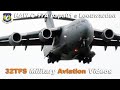 [4K] Military heavy C-17A Globemaster Arrival & Departure Leeuwarden AB (EHLW)