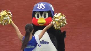 つば九郎ベイスターズのチアを全力で笑わせにいくww 2023.07.05 プロ野球 横浜ベイスターズvs ヤクルトスワローズ at 横浜スタジアム