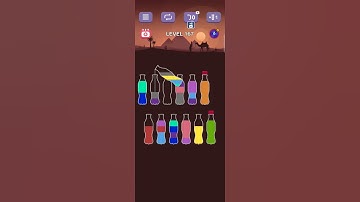 Water sort puzzle level 167 #yourgamer1995 #games #gameplay #puzzle #gaming #puzzlegame #level