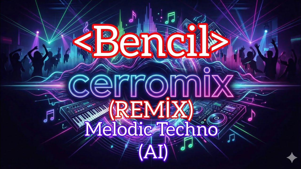 Bemcil Bencil - cerromix ( REMİX) | Melodic Techno | (AI) - YouTube