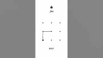 نمط القفل ب شكل حرفAروعه 