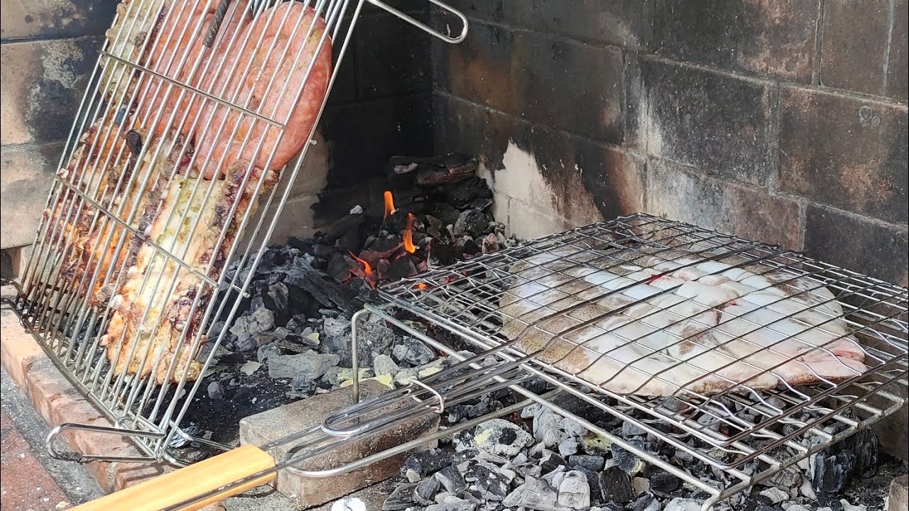 🔥RODABALLO A LA BRASA 🔥Y  CHURRASCO TARDE GENIAL EN FAMILIA🔥