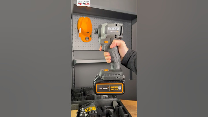 Iconic DeWalt x McLaren F1 Team partnership | Limited Edition Impact Driver #powertools #dewalttools
