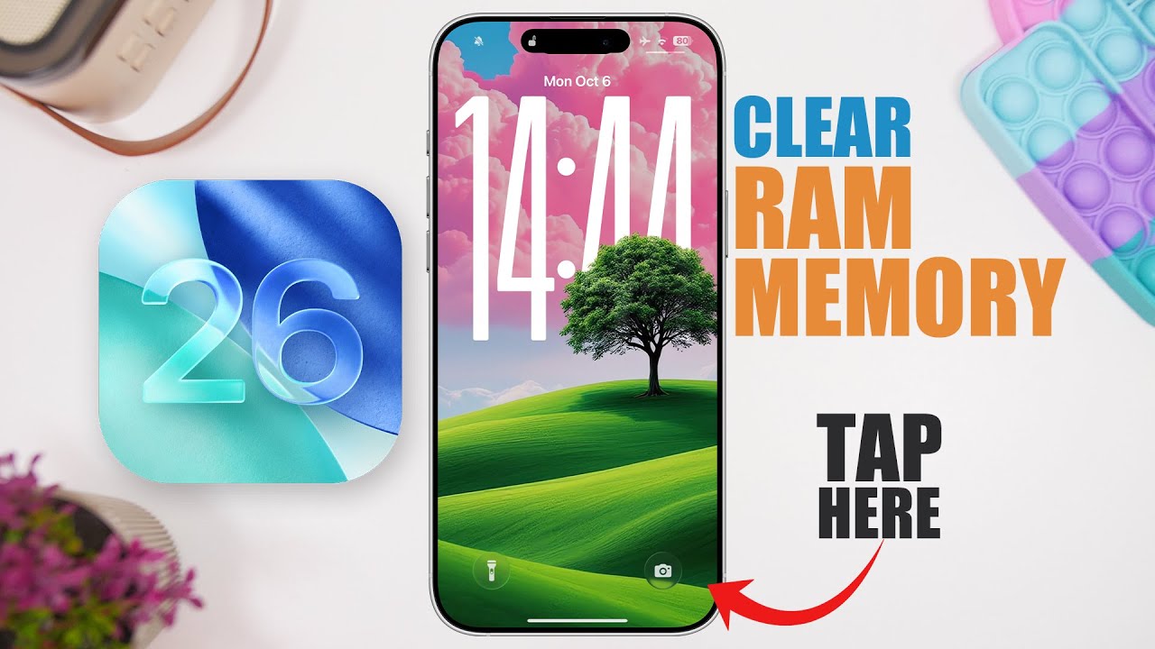 How To Clear iPhone RAM Memory - iOS 26 ! - YouTube