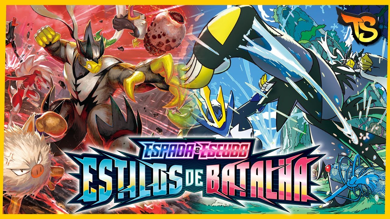 Espada e Escudo — Estilos de Batalha do Pokémon Estampas Ilustradas