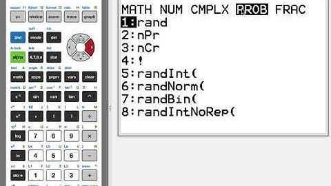 RandInt() on TI-84 TI-83