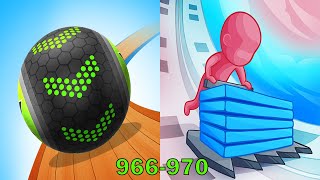 Going Balls VS Stack Colors! - SpeedRun Gameplay Level 966-970