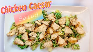 HOW TO MAKE CAESAR SALAD WITH CHICKEN (Easy Chicken Caesar Salad Recipe) ????????????