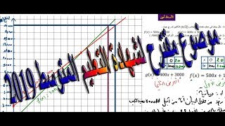 موضوع مقترح لشهادة التعليم المتوسط 2019 رقم 01