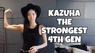 le sserafim's kazuha - the strongest 4th gen girl
