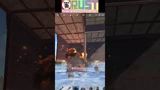 solo raid vs duo base 🤯 #rust #rustraid #shorts
