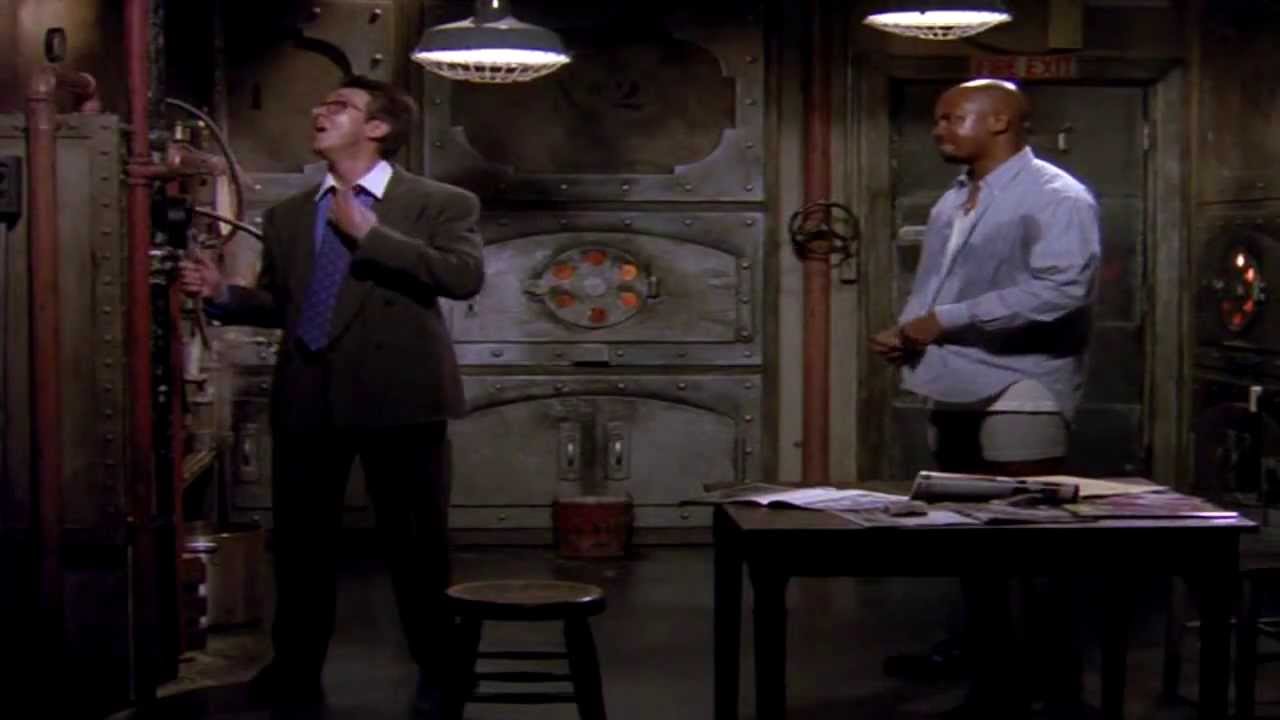 Spin City - Carter and Stuart get locked in the basement