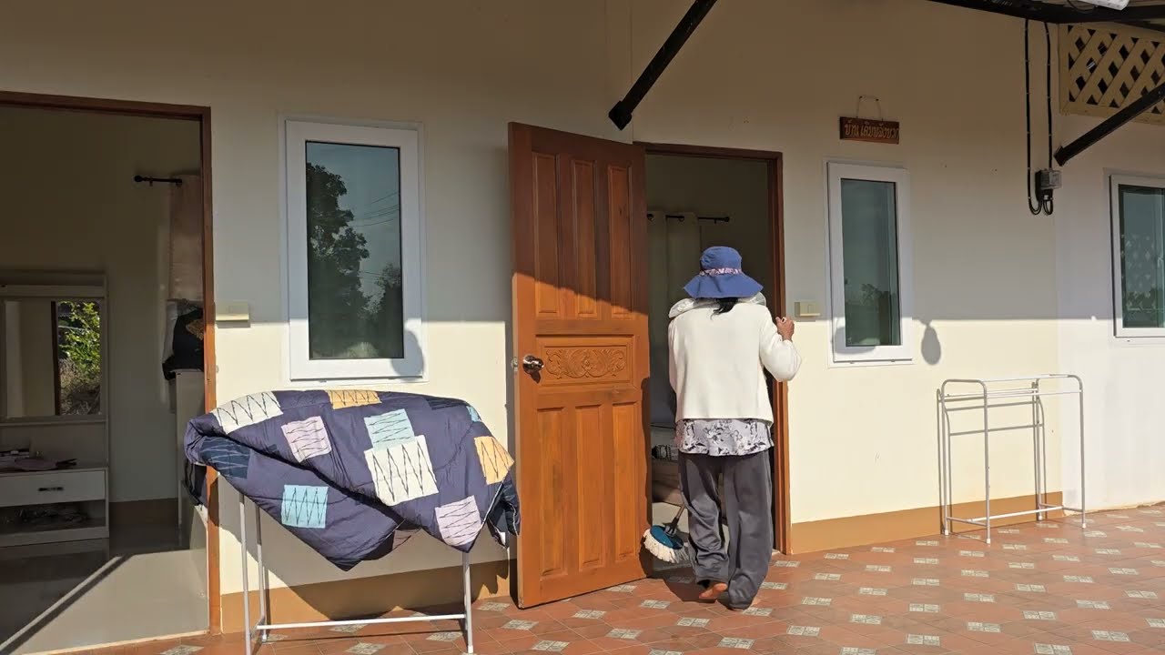 ทำความสะอาดรอแขกพิเศษจะเดินทางมา