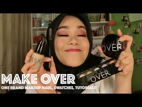 make-over-one-brand-makeup-haul,-swatches,-tutorial-|-first-impression-|-indonesia-|-makeupbyfatya