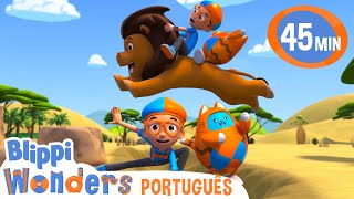 Leões | Blippi Brasil | Desenhos Animados Educativos