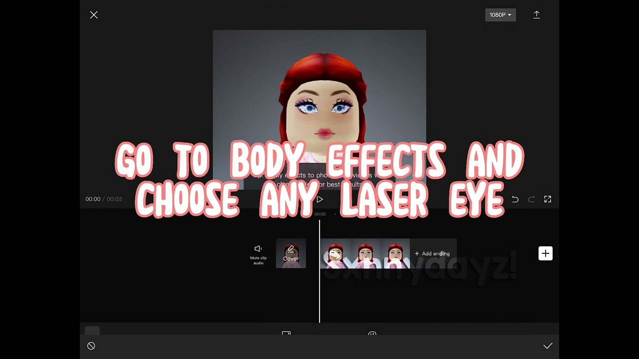 New laser eye capcut hack 😨‼️