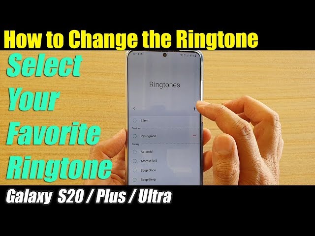 Galaxy S20 / Ultra / Plus: How to Change the Ringtone class=