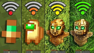 minecraft physics with different Wi-Fi - MINI compilation
