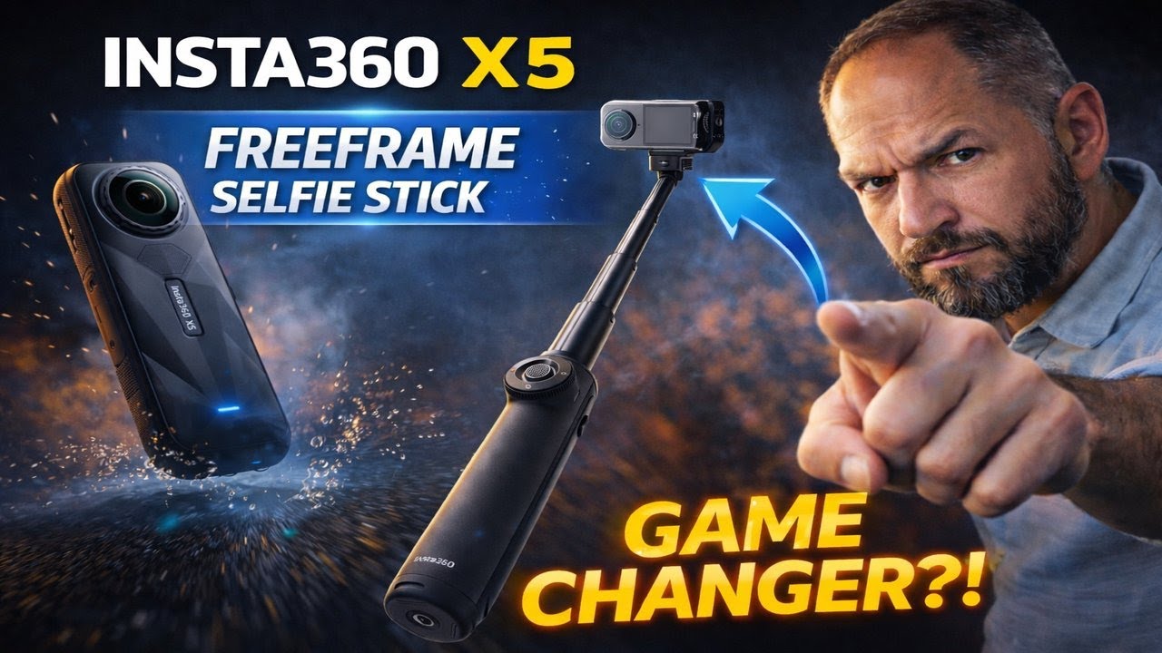 Das ist NICHT mehr fair… Insta360 X5 + FreeFrame Selfie Stick 🤯