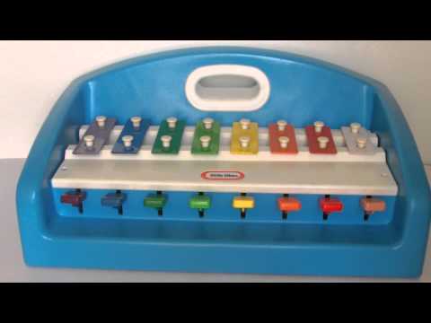 vintage-1985-little-tikes-xylophone-keyboard-piano-[hd]