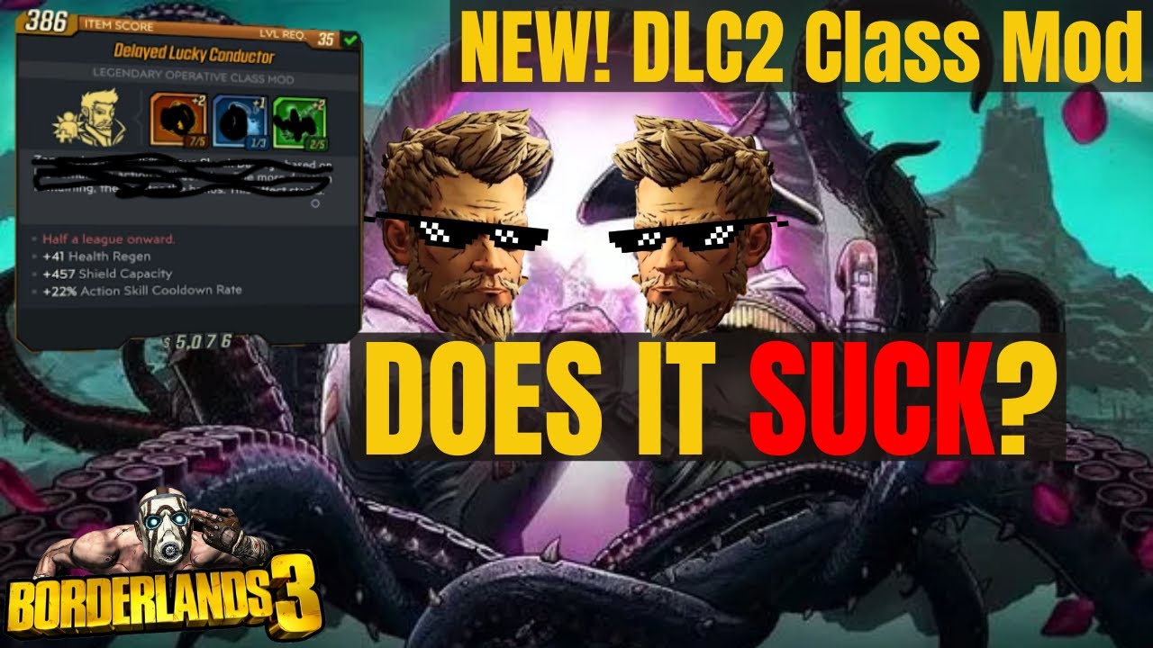 Zane's DLC 2 NEW Class Mod DOES IT SUCK?? Borderlands 3 Guns Love And Tentacles