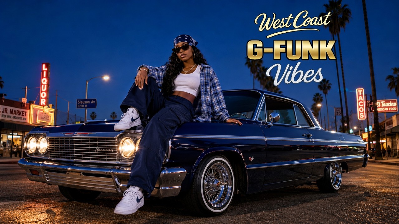 West Coast G Funk R&B Vibes 🌙 Midnight Cruise – Westside Blue