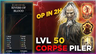 Elden Ring: Rivers of Blood - Insane BLEED & FIRE Combo at Level 50 UNCUT Build Guide