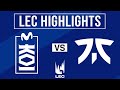 MKOI vs FNC Highlights ALL GAMES | LEC 2025 Summer Playoffs | Movistar KOI vs Fnatic