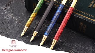 Best of Kickstarter 💡 Octagon Rainbow Fountain Pens