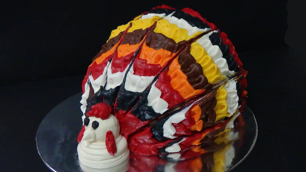 DIY! Wilton's Thanksgiving Turkey Cake! Instructions!