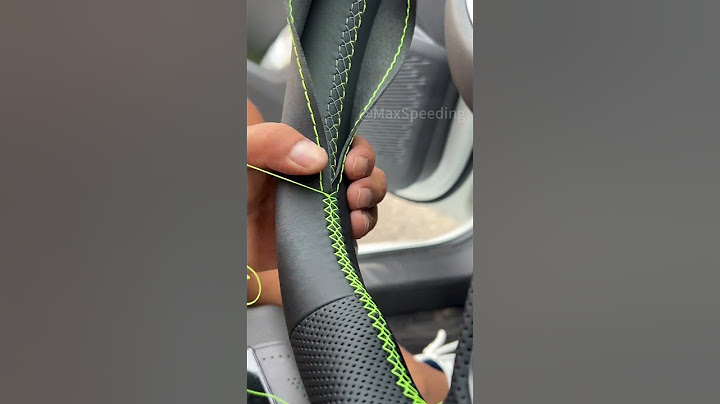 From plain to perfection—all thanks to your hands. 👏💚 #automobile #car #steeringwheelcover #diy