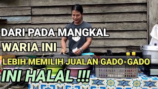 WARIA CANTIK INDONESIA INI SEKARANG JUAL GADO-GADO | HALAL !!!