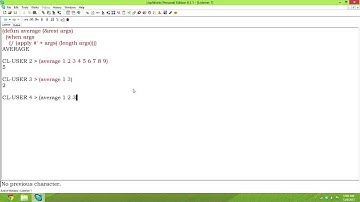 Average of Numbers in Lisp