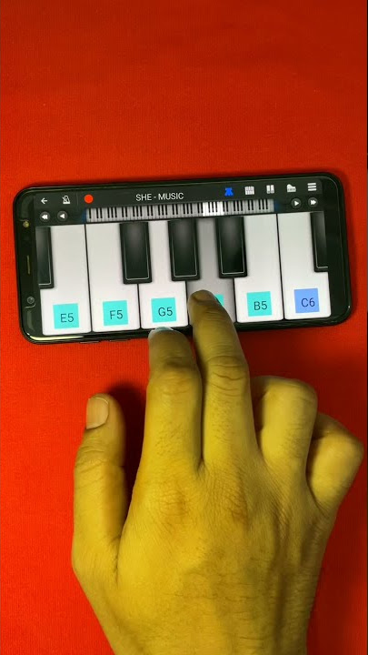 Zara Tasveer Se Tu Nikalke Saamne Aa मेरी महबूबा ❤ Piano Music #shorts