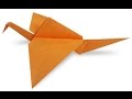 origami crane. оригами журавль.