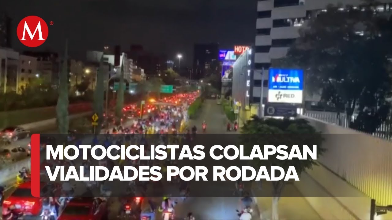 ¡Otra mega rodada en CdMx! Motociclistas se burlan de la autoridad