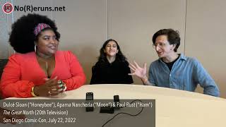 The Great North Q&amp;A with Dulcé Sloan, Aparna Nancherla &amp; Paul Rust at SDCC 2022