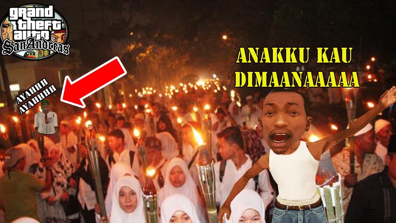 Anak Ucok Hilang Saat Tahun Baru Islam GTA LUCU DYOM Tahun Baru