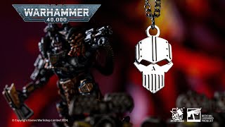 Starforged Warhammer 40K Iron Warriors Pendant