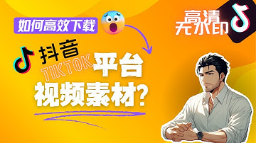 如何高效下載抖音/Tiktok高清無水印視頻素材？🚫無安裝|🤑免費|😌無套路