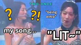 dahyun's dad jokes that had twice and onces cracked up even so 😂